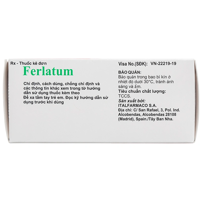 Dung dịch uống Ferlatum 800mg điều trị thiếu máu do thiếu sắt (10 chai x 15ml) - 3